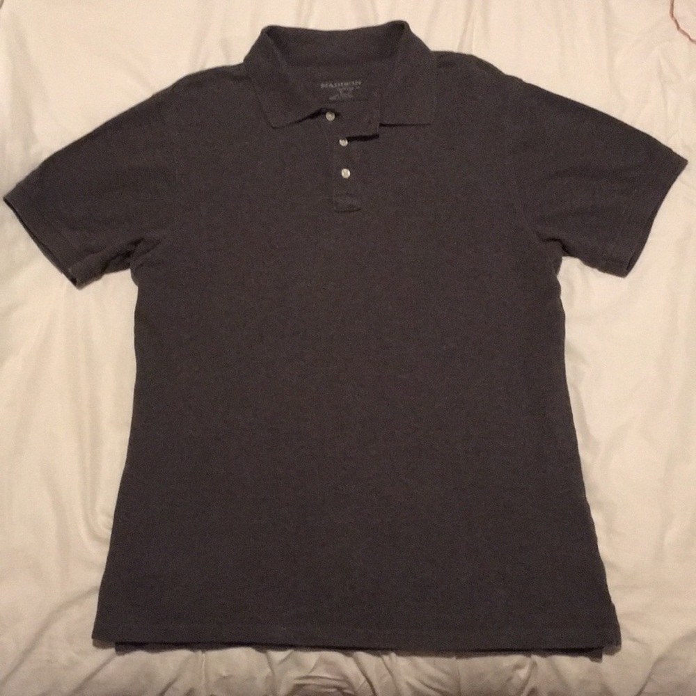 Madison clothing co gray polo medium